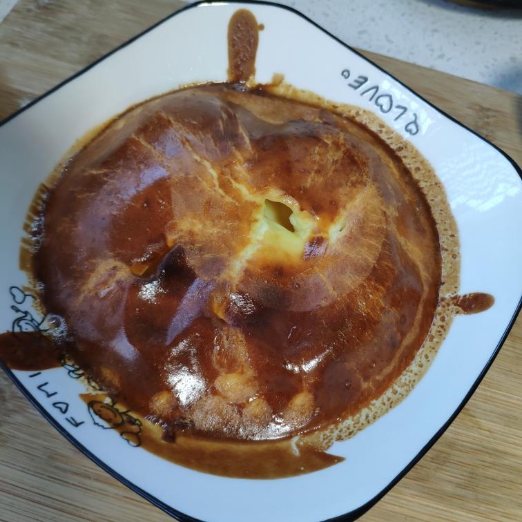 空气炸锅004号美食 低脂美味酸奶蛋糕 不需要醒发的蛋糕一样好吃哟😋