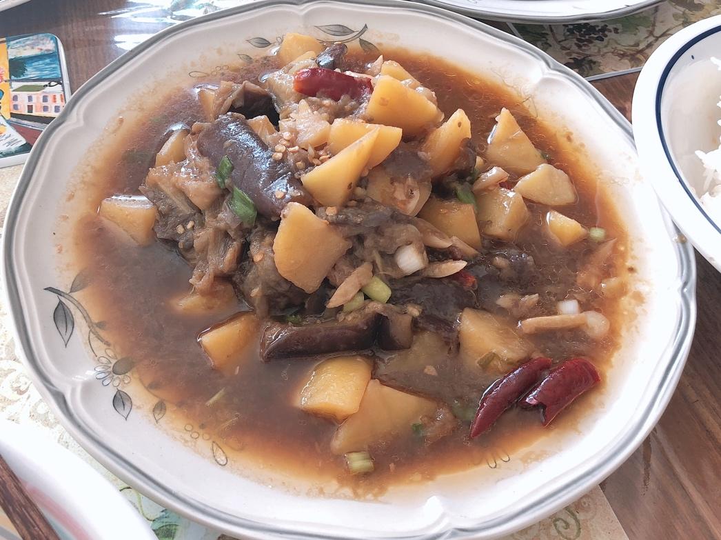 土豆炖茄子