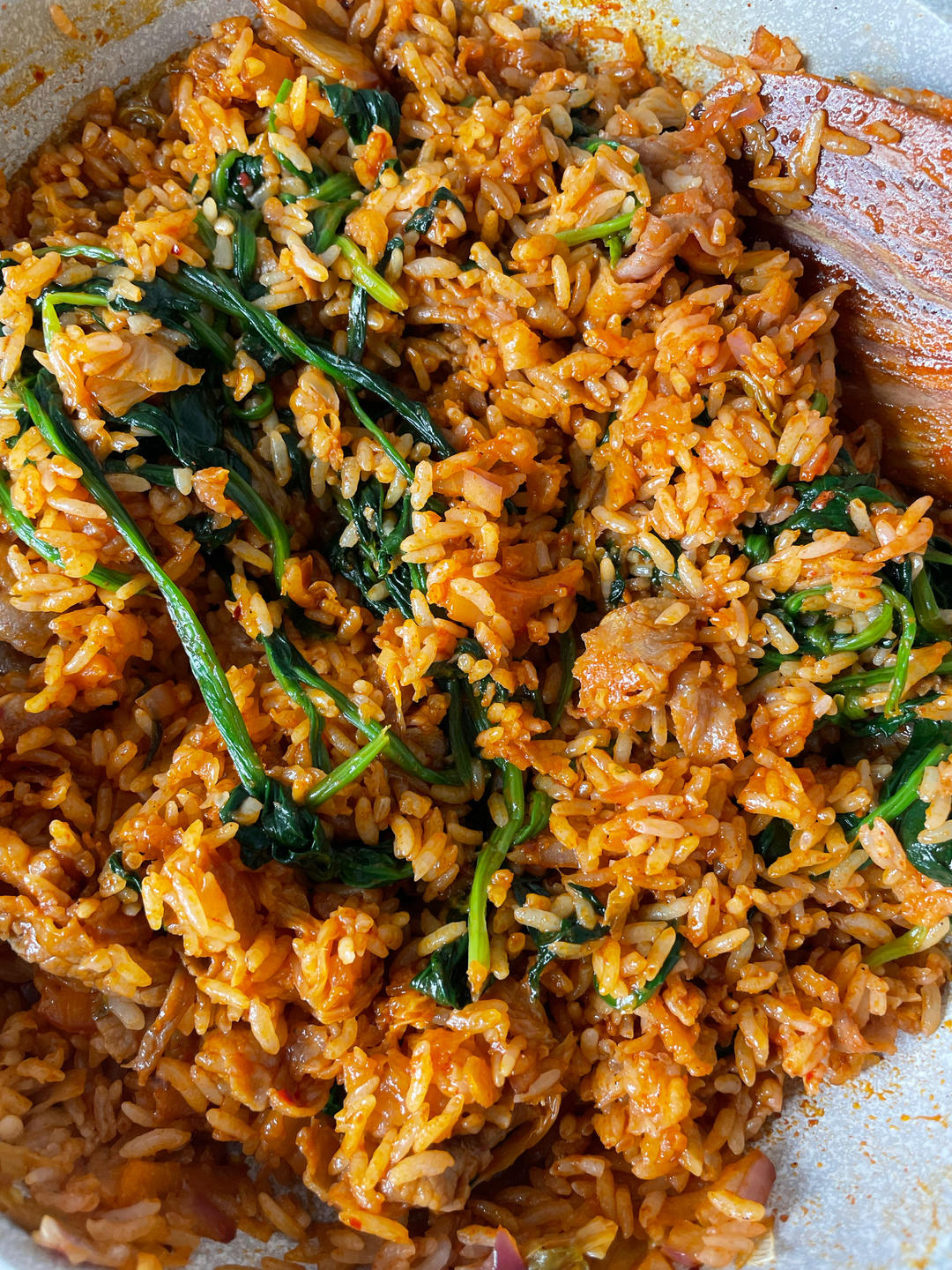 辣白菜肥牛炒饭