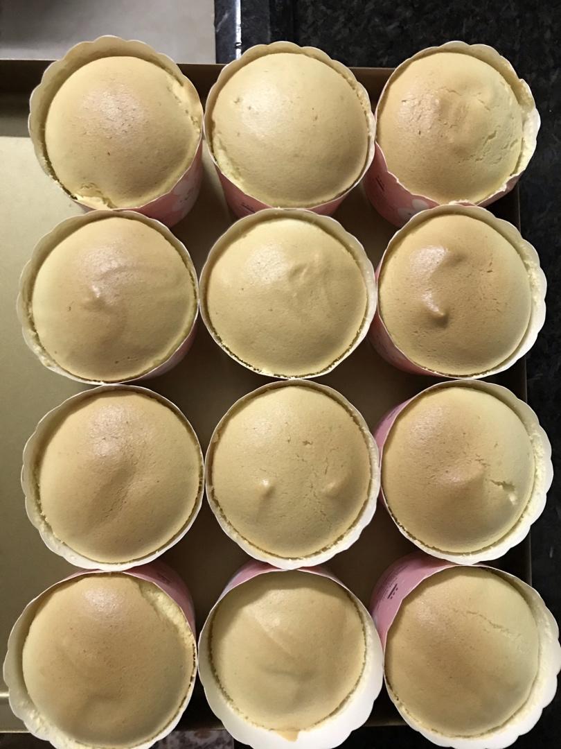 纸杯蛋糕 8寸戚风蛋糕的量