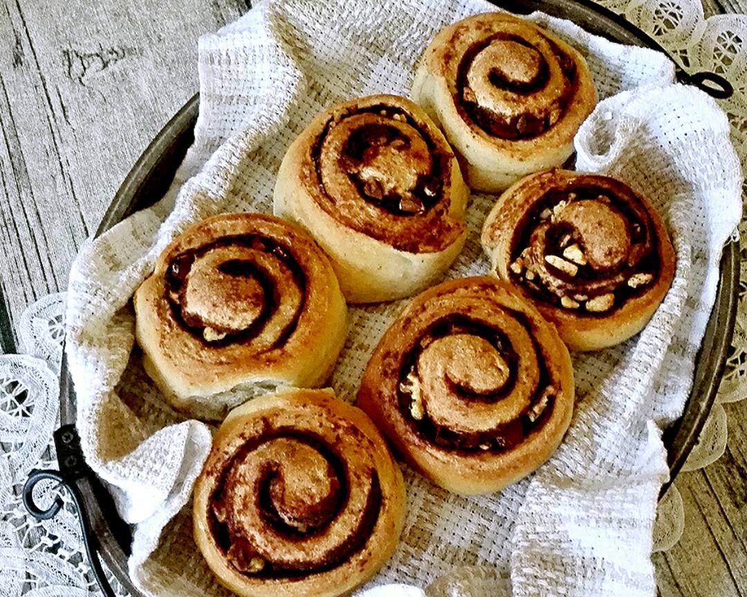 全麦肉桂卷（橄榄油版）的做法