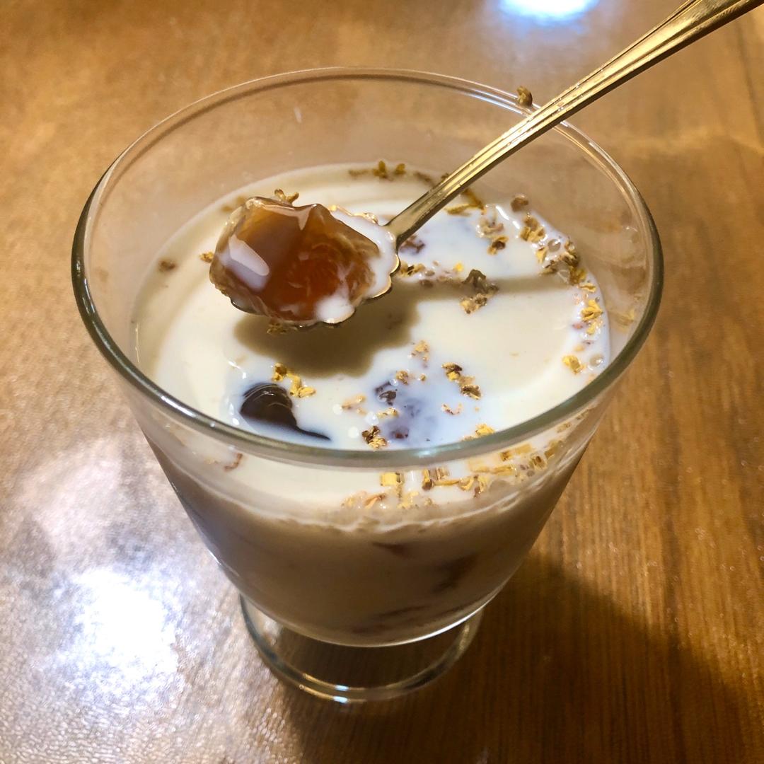 茶冻撞奶（冰粉粉版）