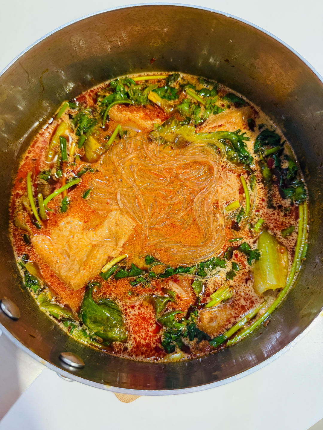 在家自己做的麻辣烫，太香了！！！