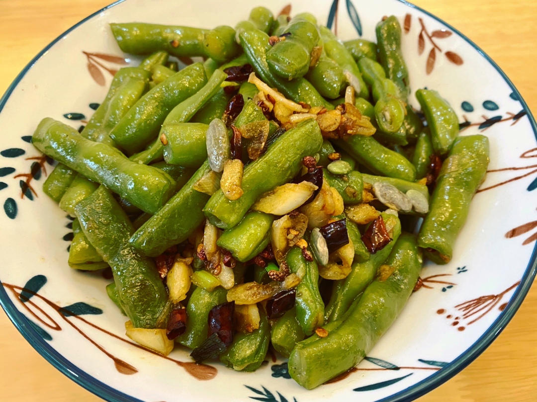 家常小炒四季豆，蔬菜就是要清爽鲜甜