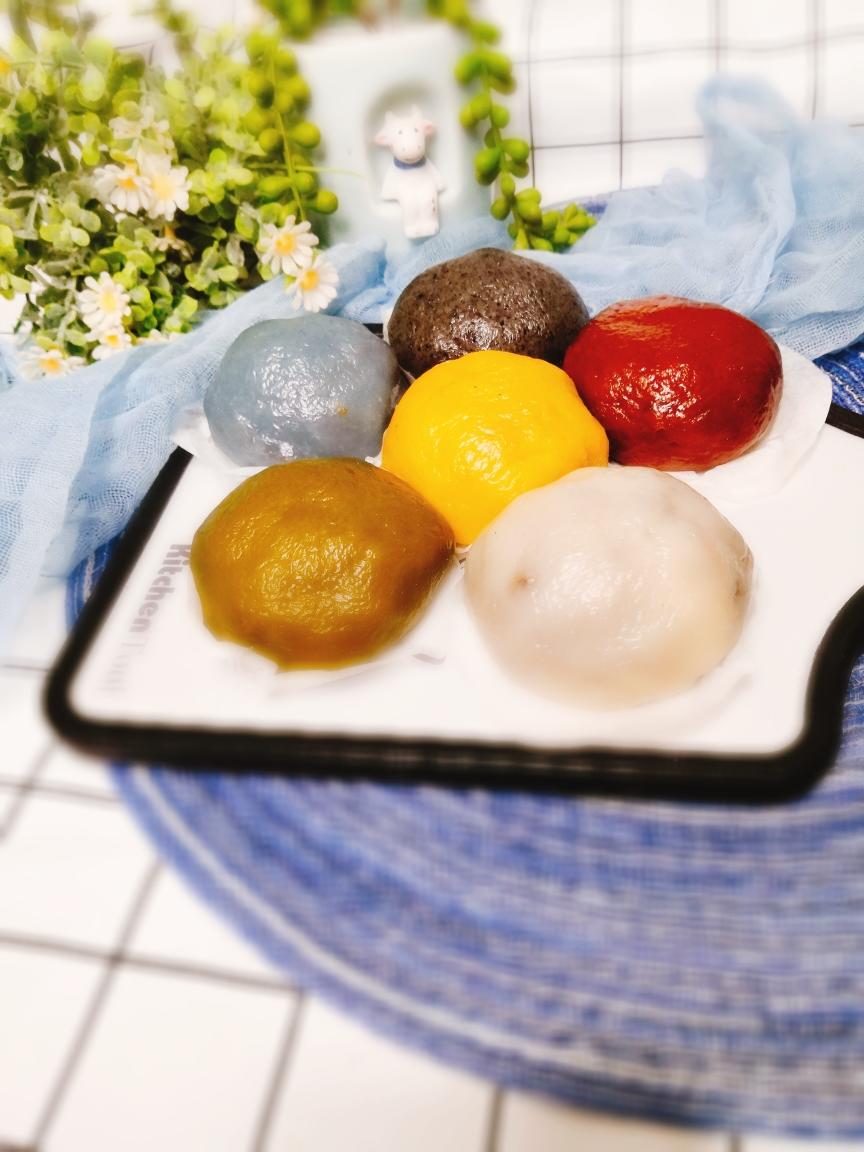 网红果蔬粘豆包