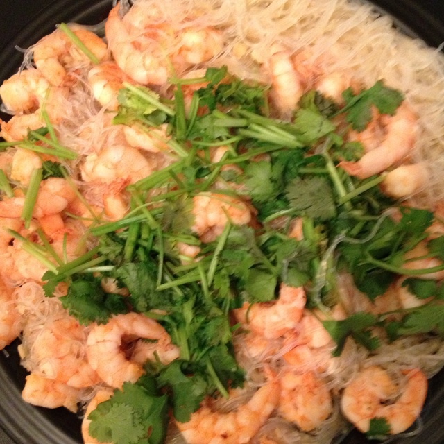 【曼食慢语】蒜香鲜虾粉丝炖