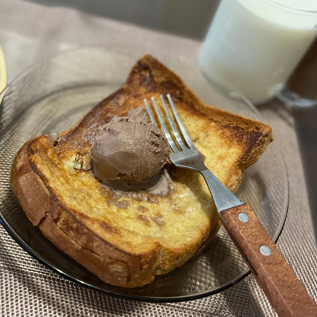 【法式吐司】面包吃出软嫩爆汁的口感，我馋了！