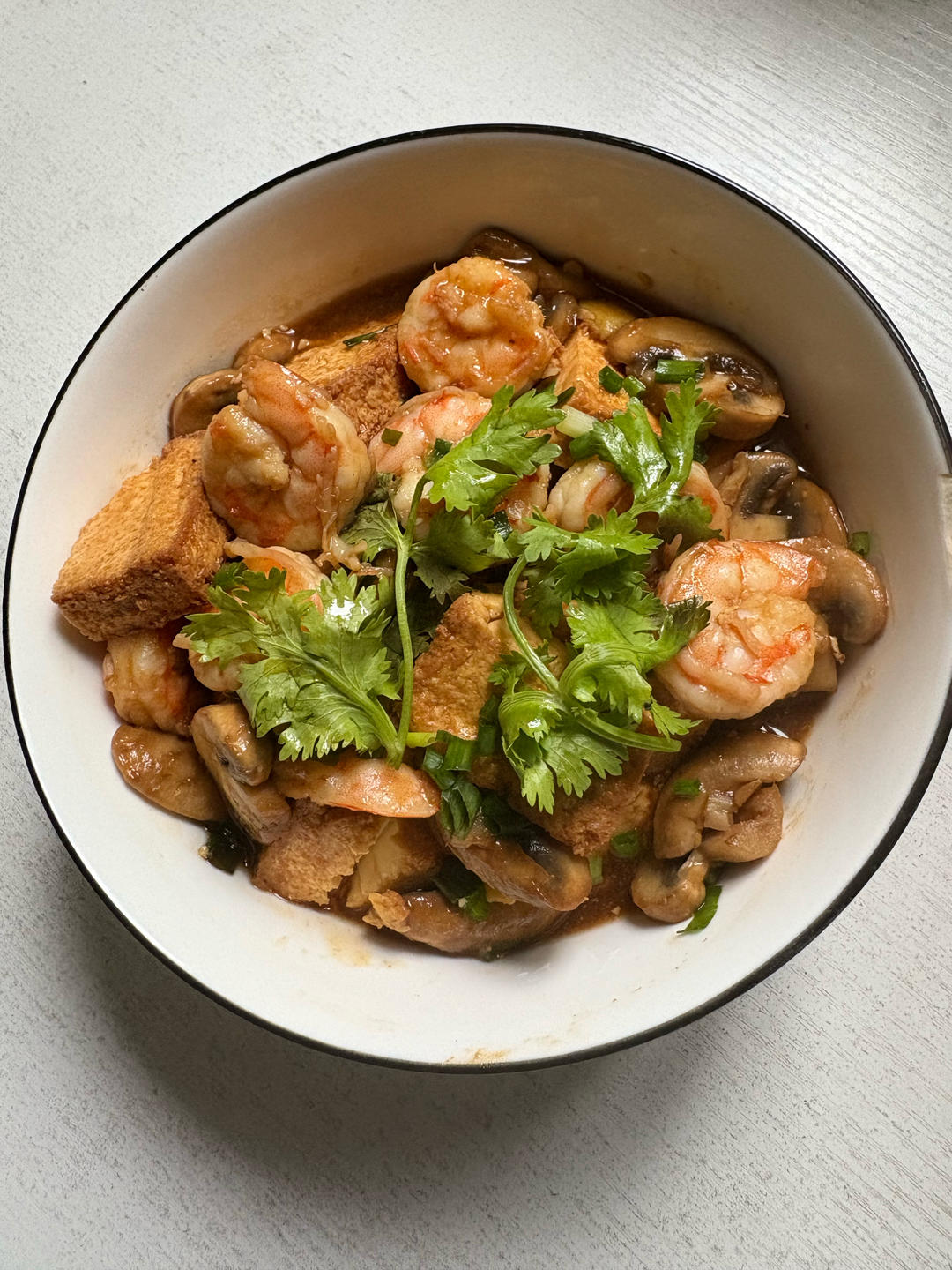 虾仁豆腐烧