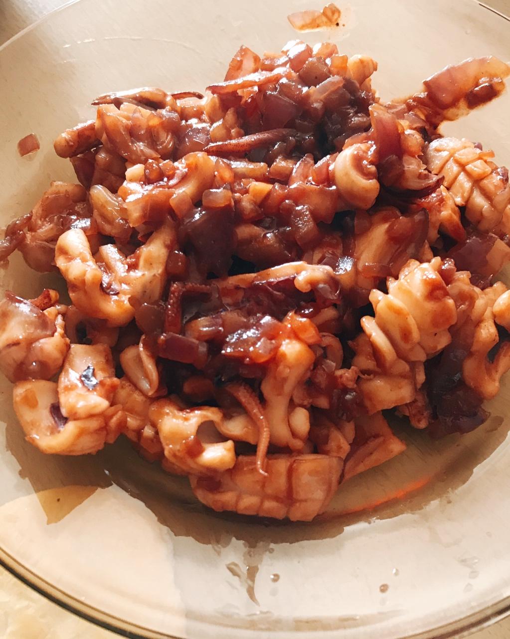 平底锅版铁板鱿鱼