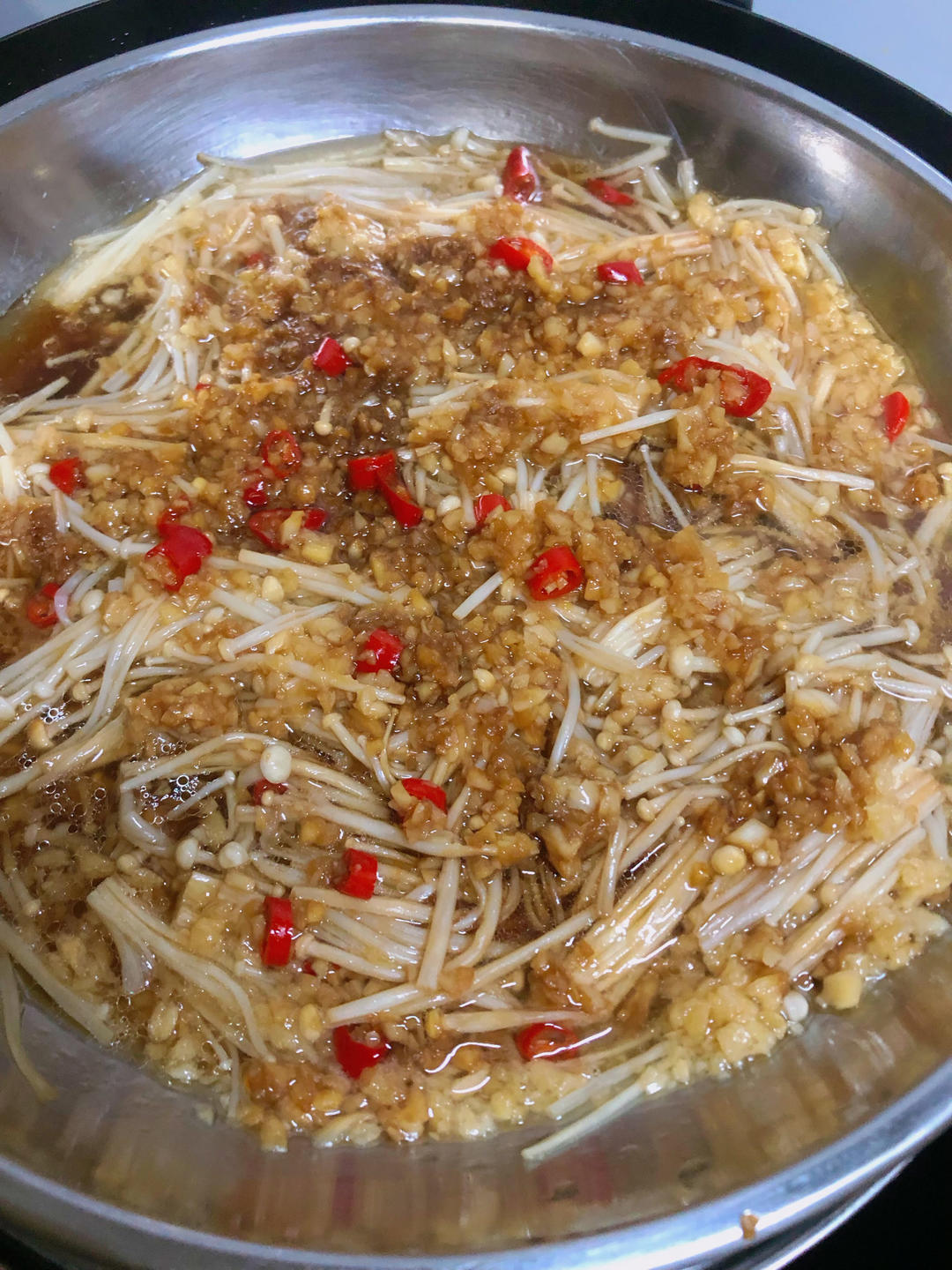 超级下饭的蒜蓉金针菇！好吃到爆
