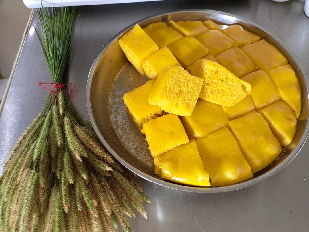 南瓜红枣发糕（松软香甜）