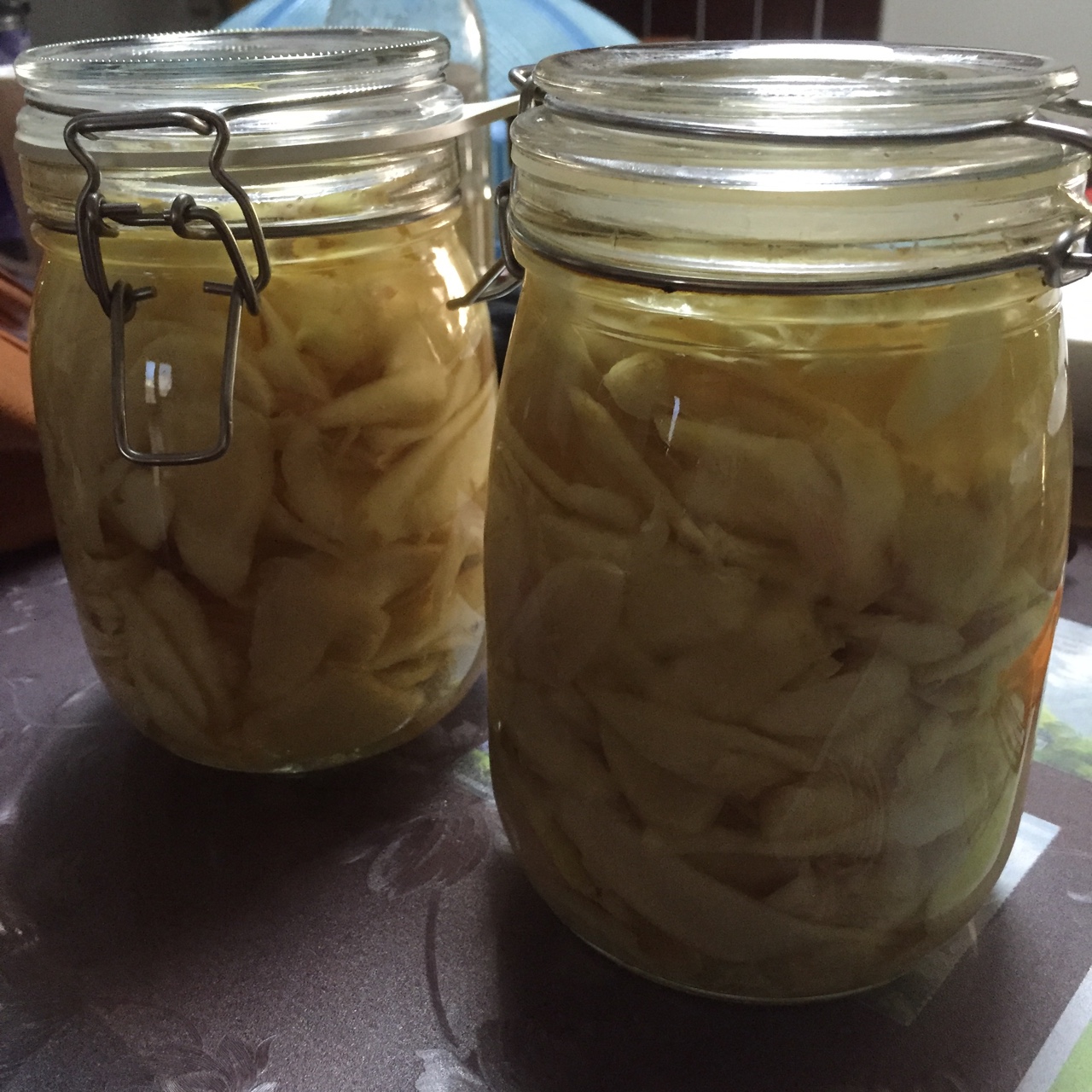 日本寿司店的泡姜