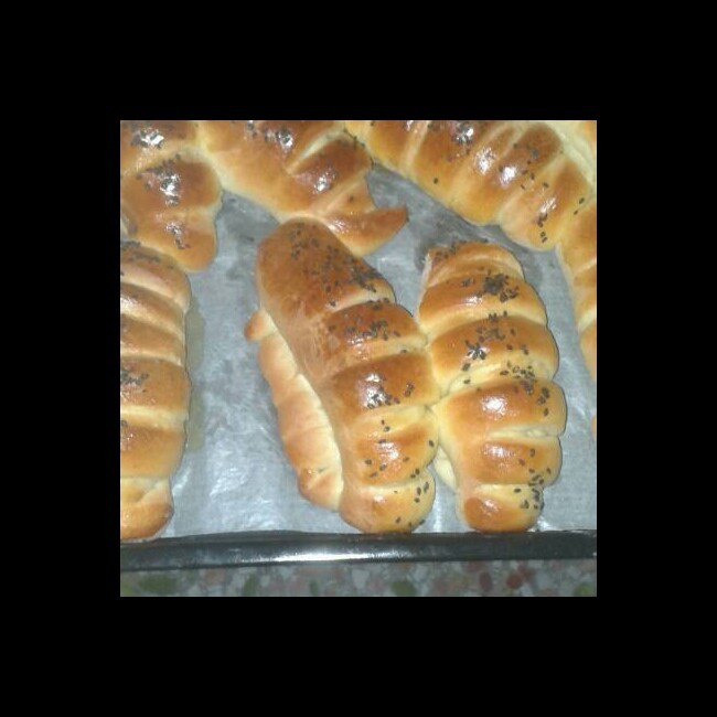 毛毛虫肉松面包