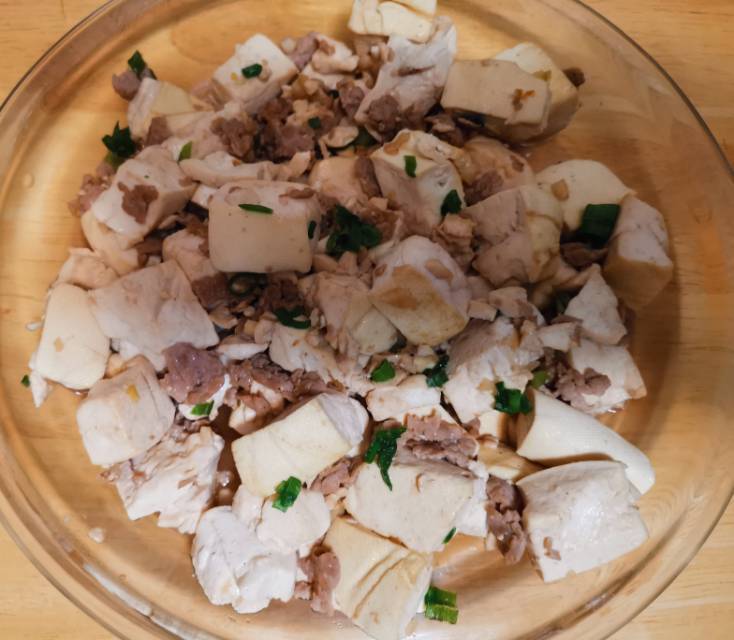 肉末嫩豆腐｜嫩滑口感爽口！这道快手菜超级下饭！！（减脂少油版）