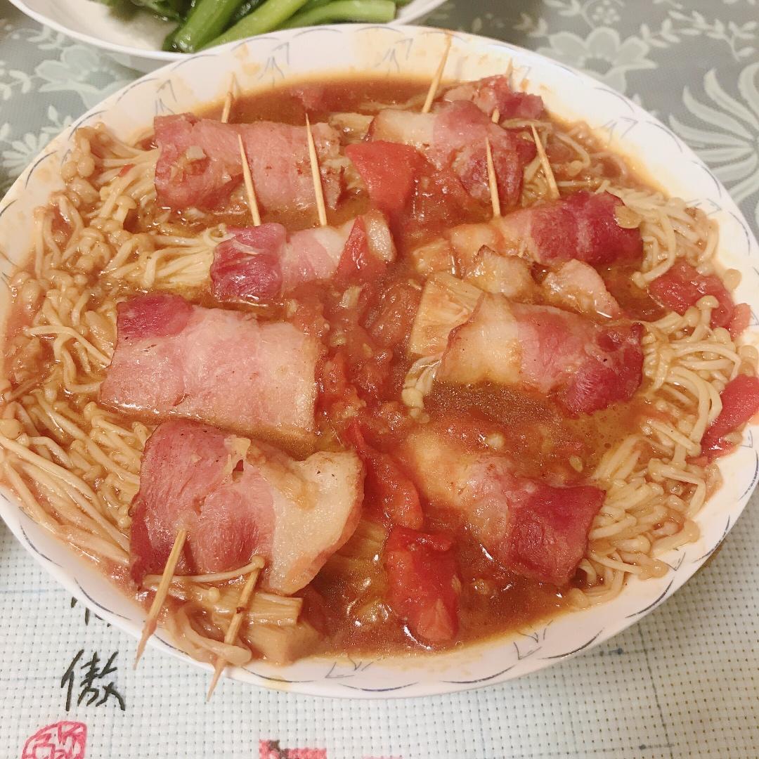金针菇培根卷