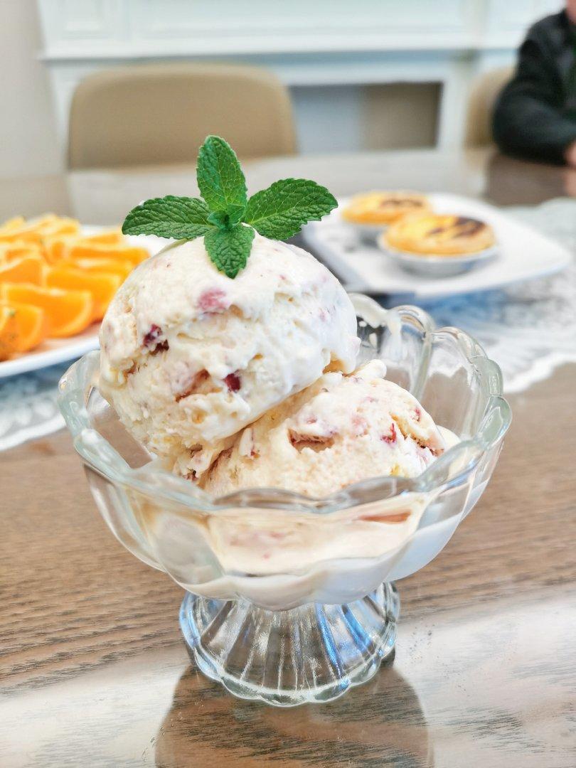 【菓子学校】草莓牛奶冰淇淋