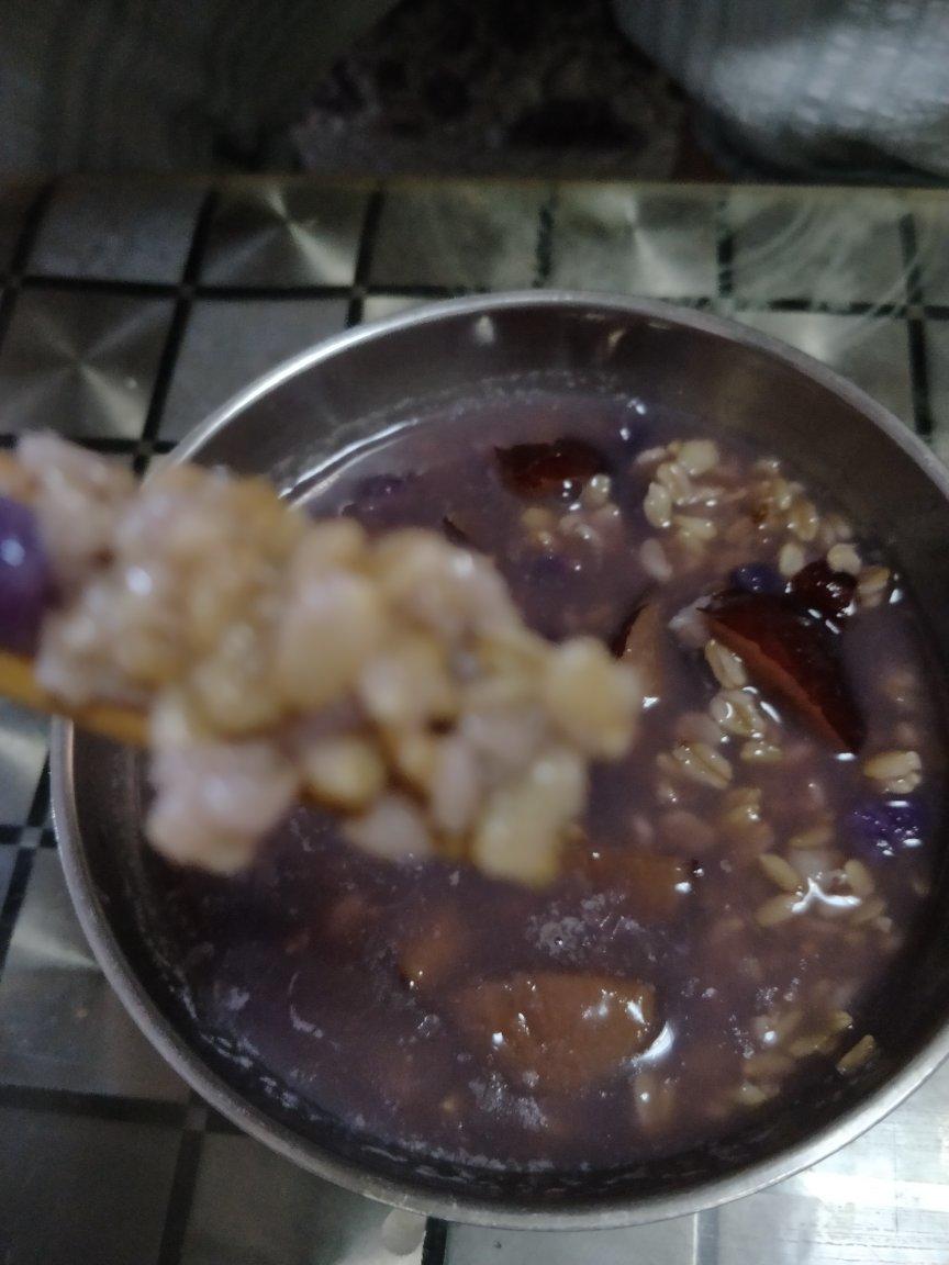 紫薯燕麦粥