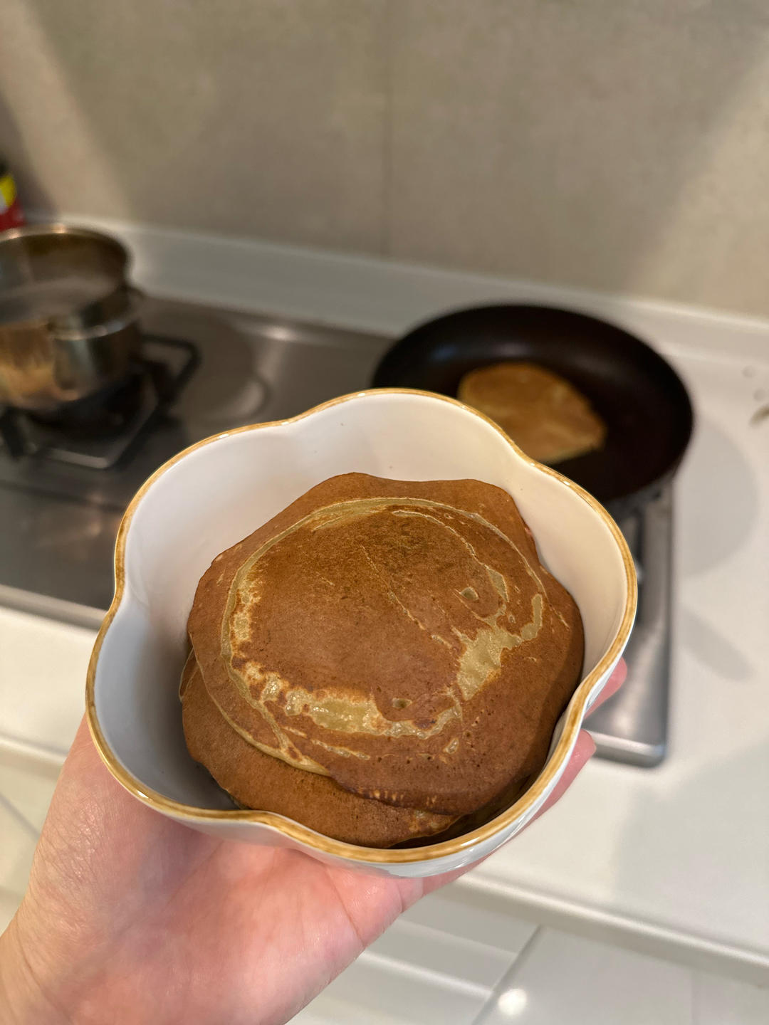 香蕉松饼（无油无糖快手早餐）