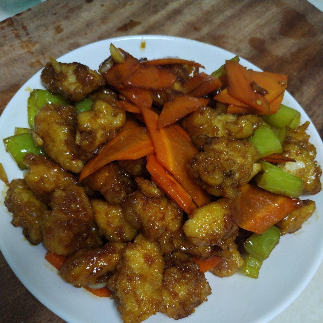 焦溜鸡胸块
