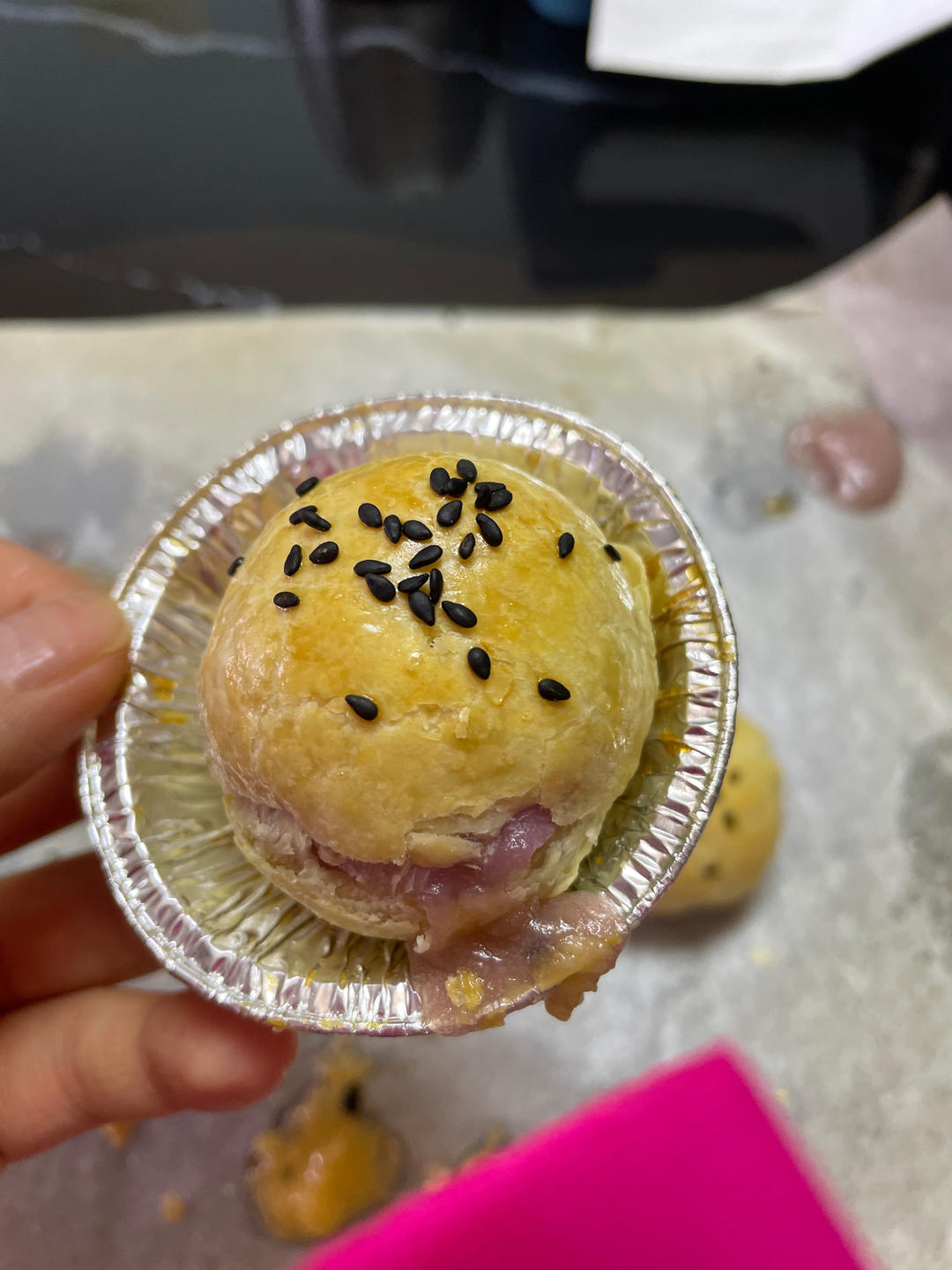 汤圆➕蛋挞皮＝完美汤圆酥