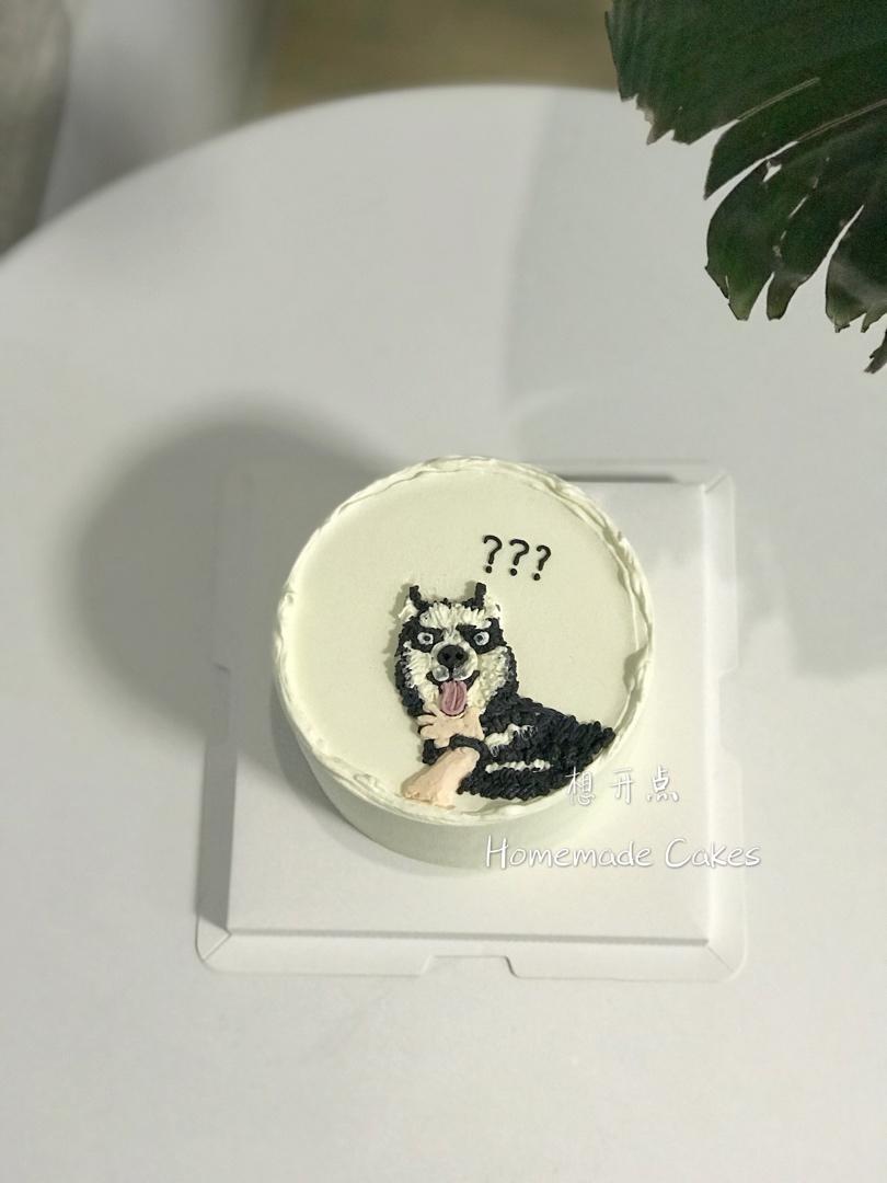 淡奶油装饰蛋糕