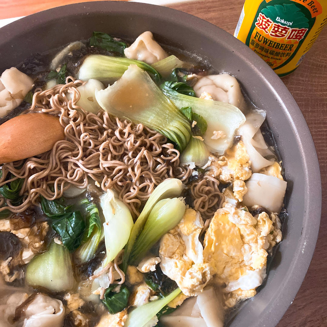 减脂荷包蛋焖荞麦面