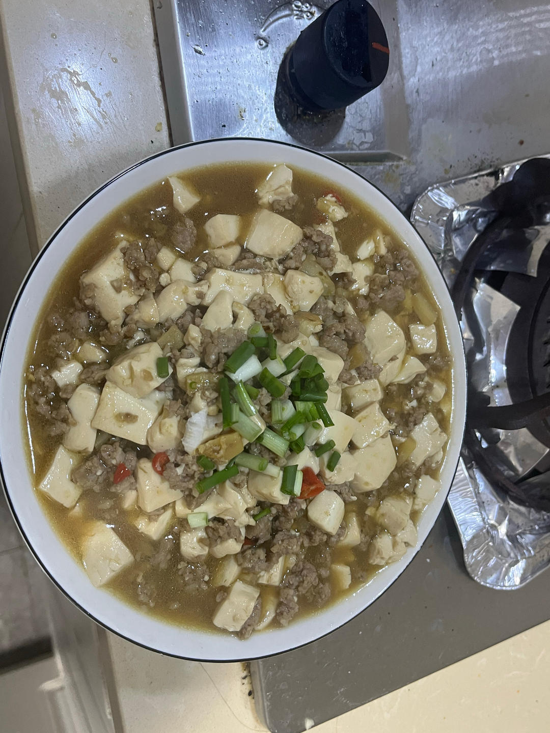 巨下饭！拌饭超好吃的肉末豆腐！做法简单零失败~