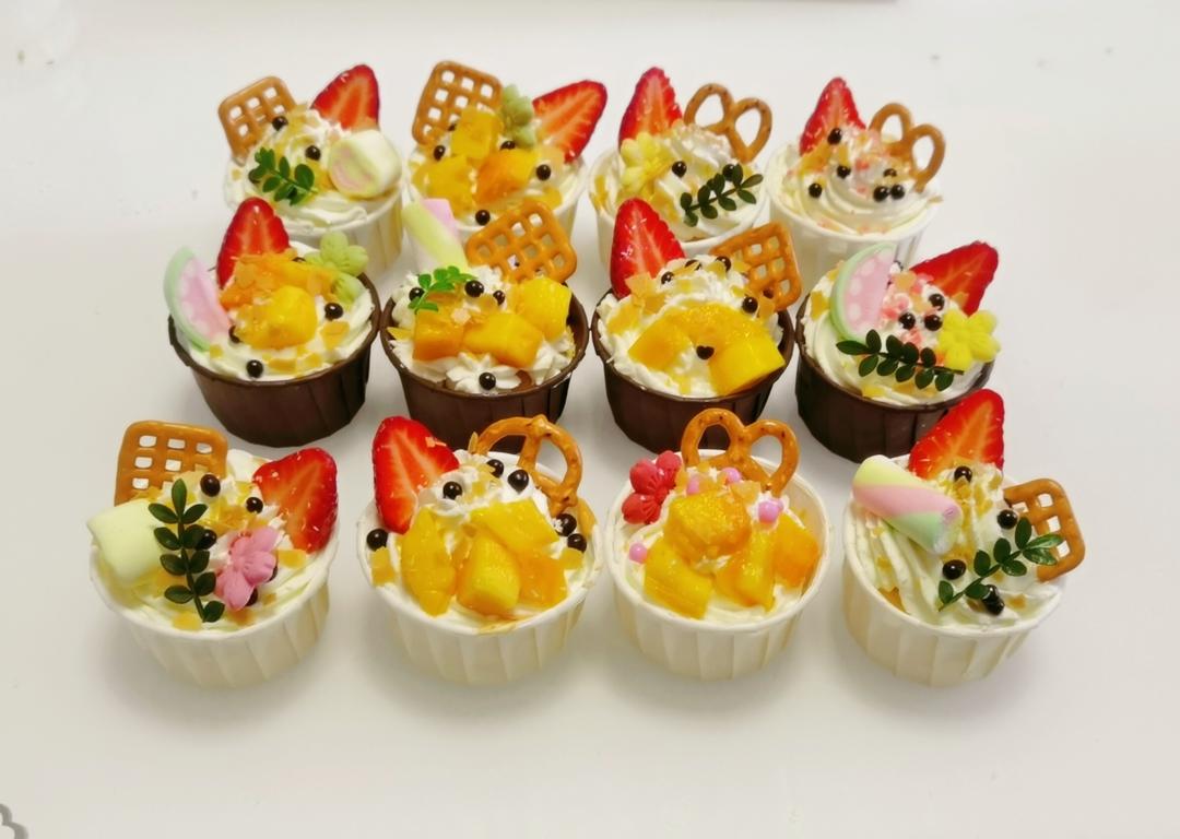 凉了也不回缩的戚风纸杯蛋糕🍰超级绵软 适合宝宝吃哦