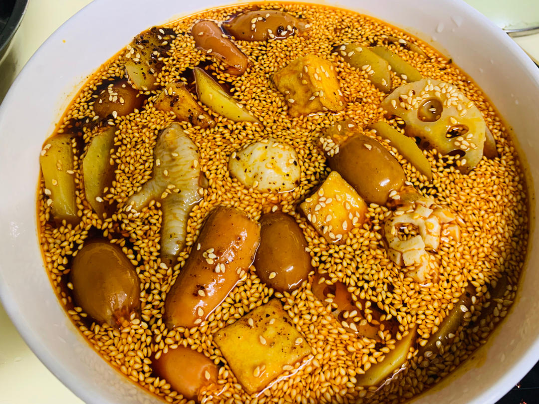 冷锅串串钵钵鸡——家常简单版