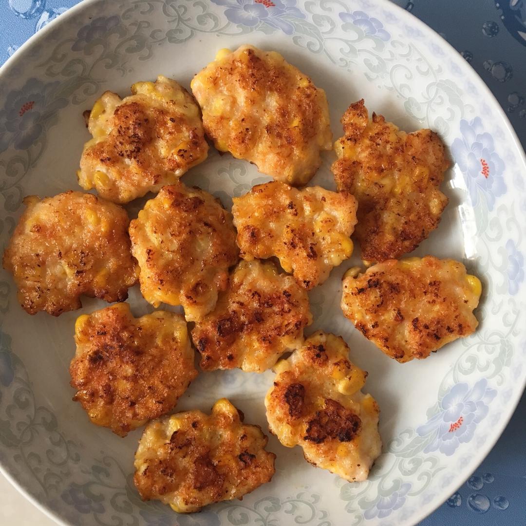 鲜虾玉米饼