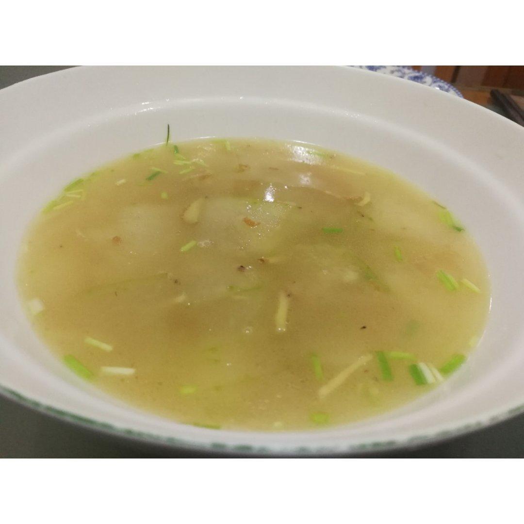 不建议大家尝试，这碗味道超鲜的冬瓜虾皮汤我要自己独享！