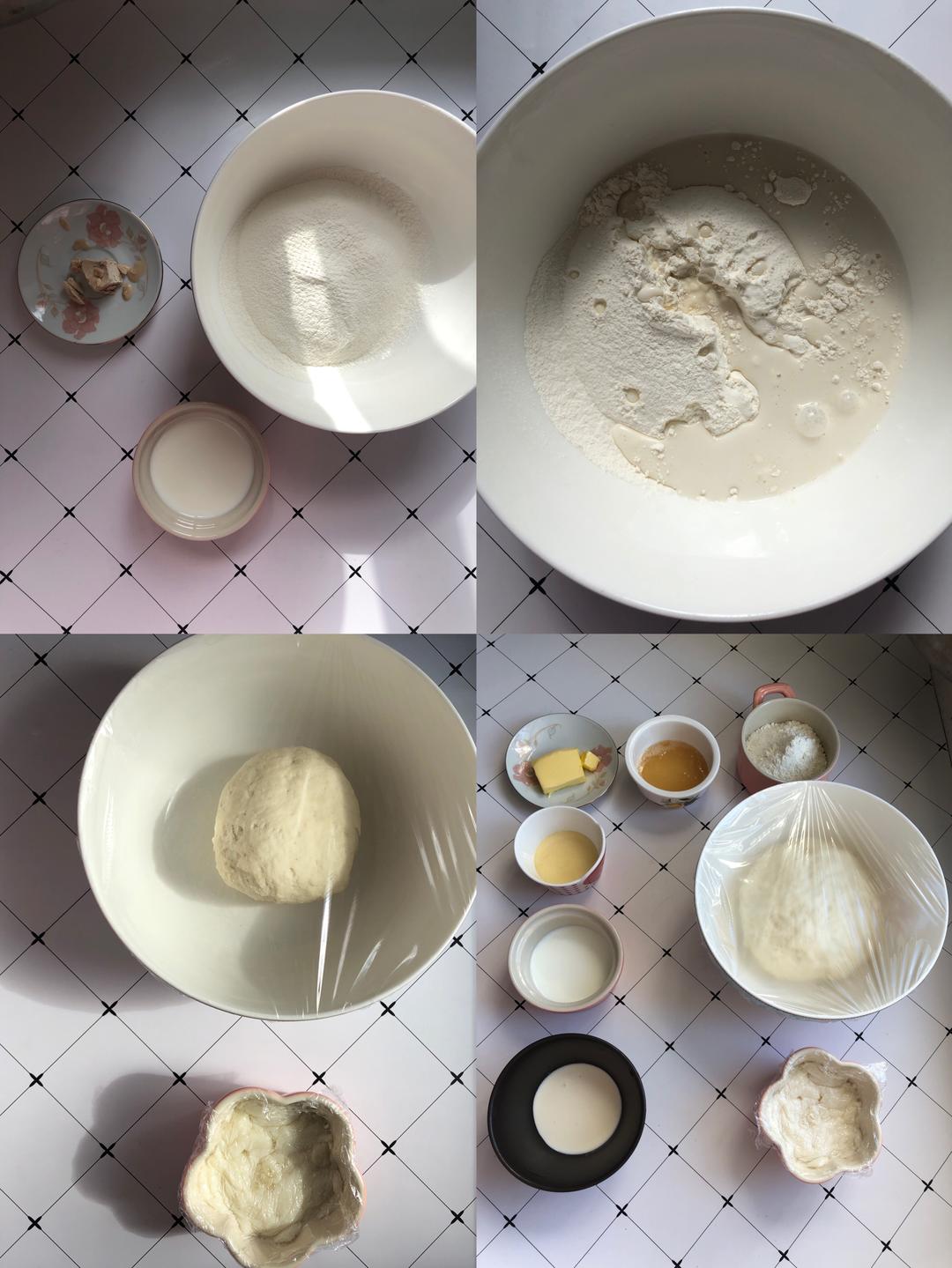 纯奶手撕吐司的做法 步骤1