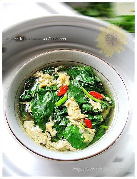 香蔴叶蛋花汤的做法