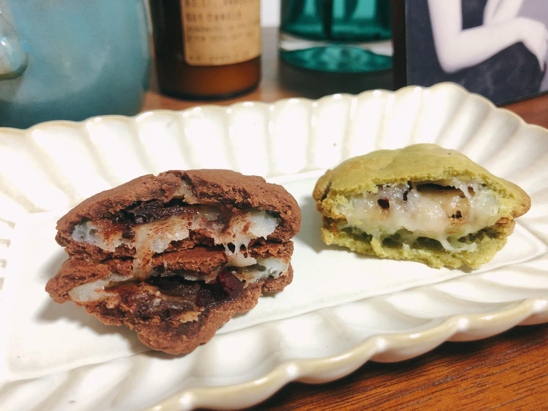 爆浆麻薯软曲奇（巧克力/抹茶）