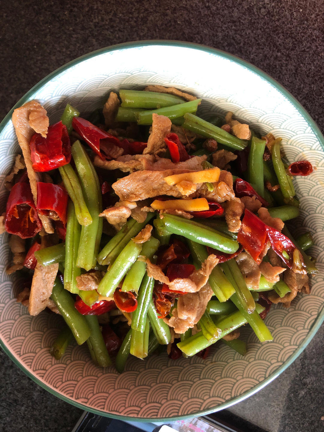 豆角炒肉