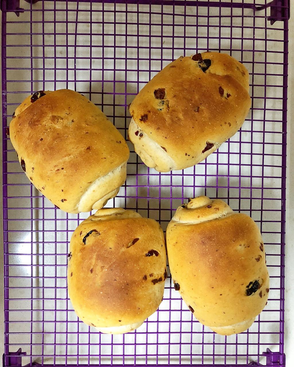 无油无糖全麦果干面包