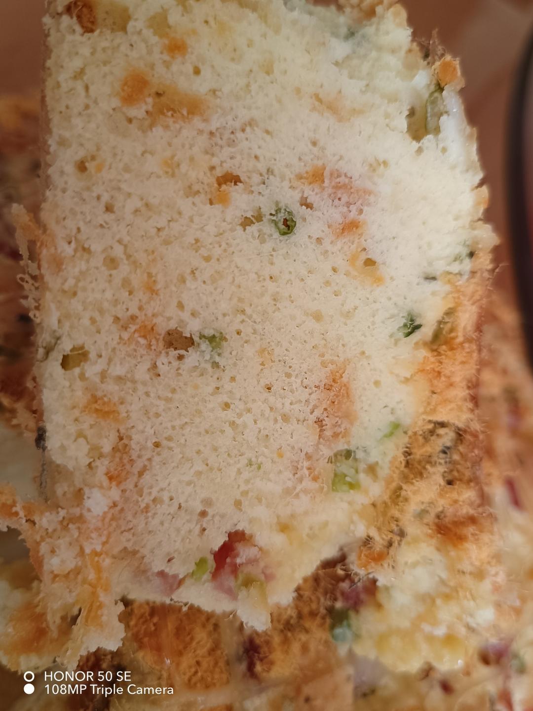 新手也能做的爆浆肉松蛋糕🍰