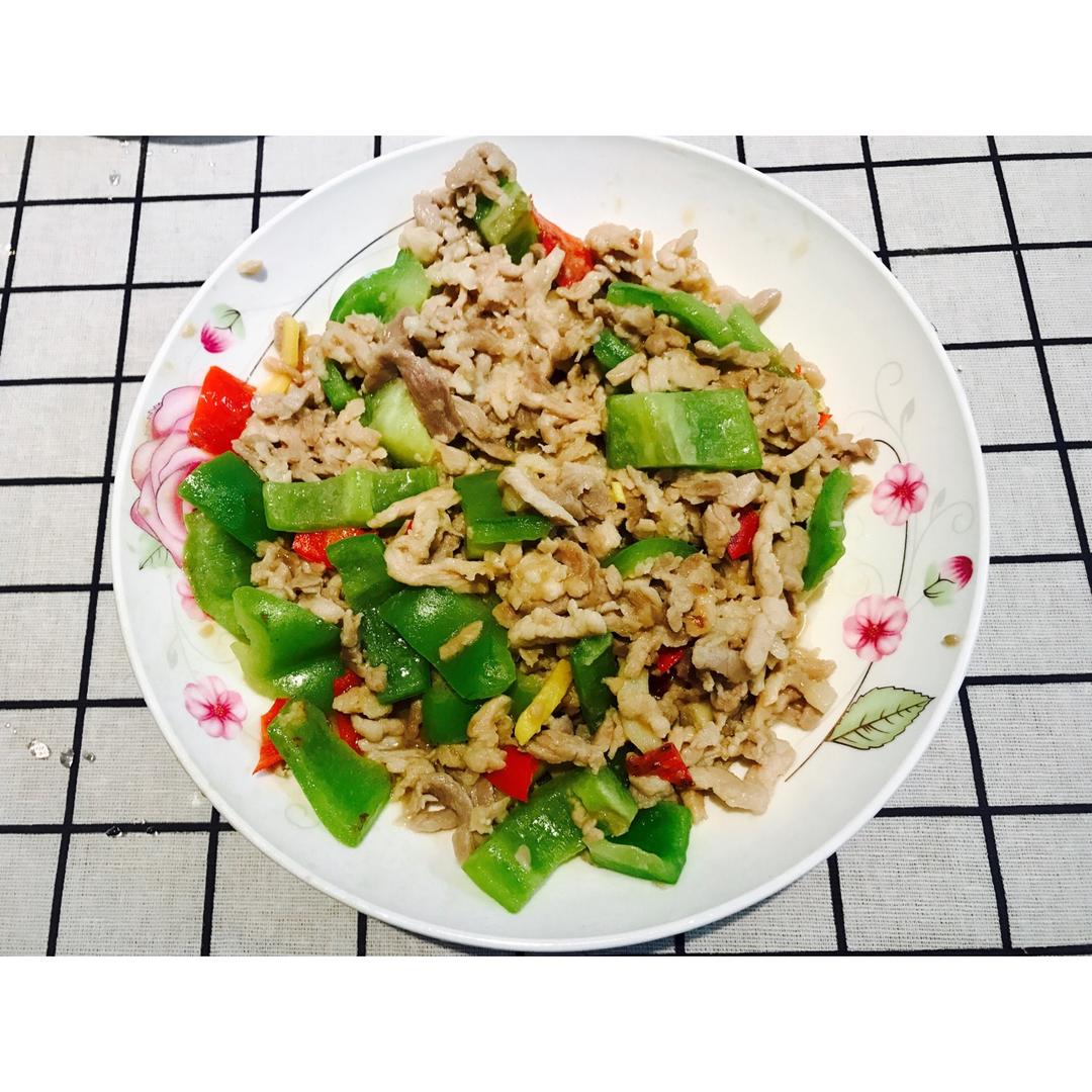 青椒炒肉丝