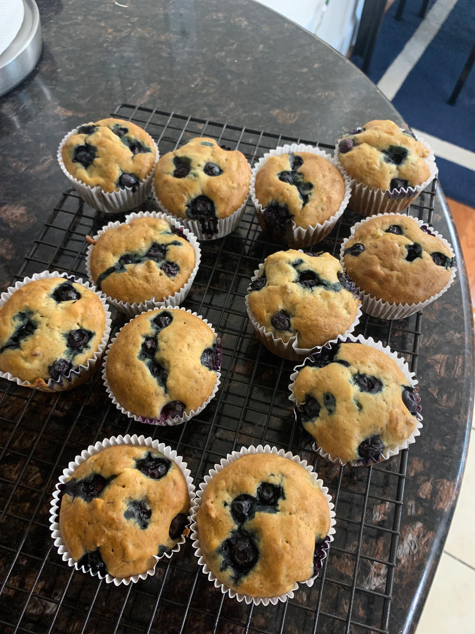 全网最快手香蕉蓝莓马芬蛋糕