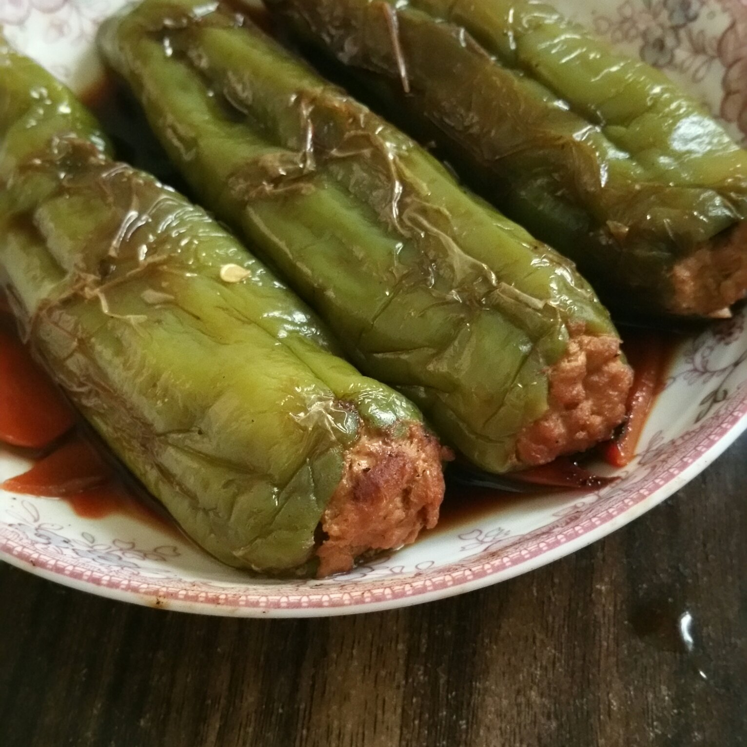 青椒酿肉