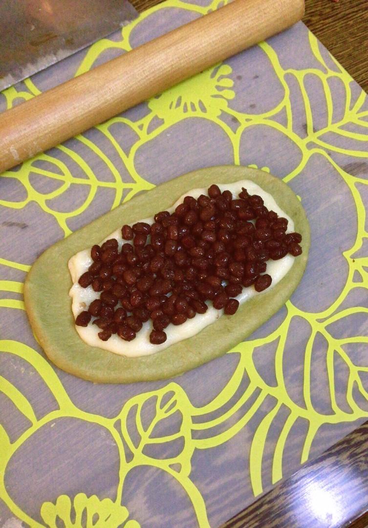 抹茶麻薯软欧包