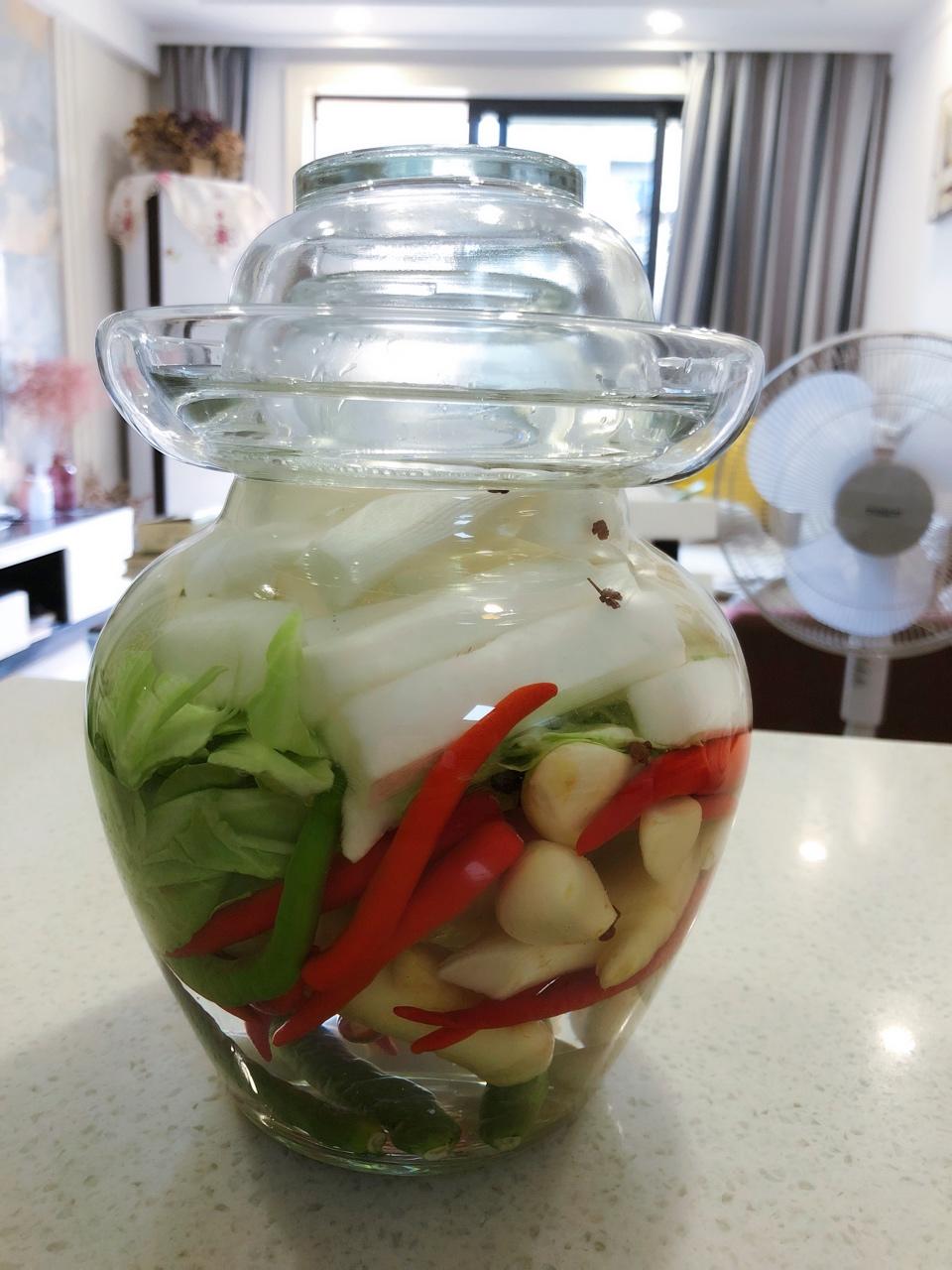 一米阳光007做的自制泡菜