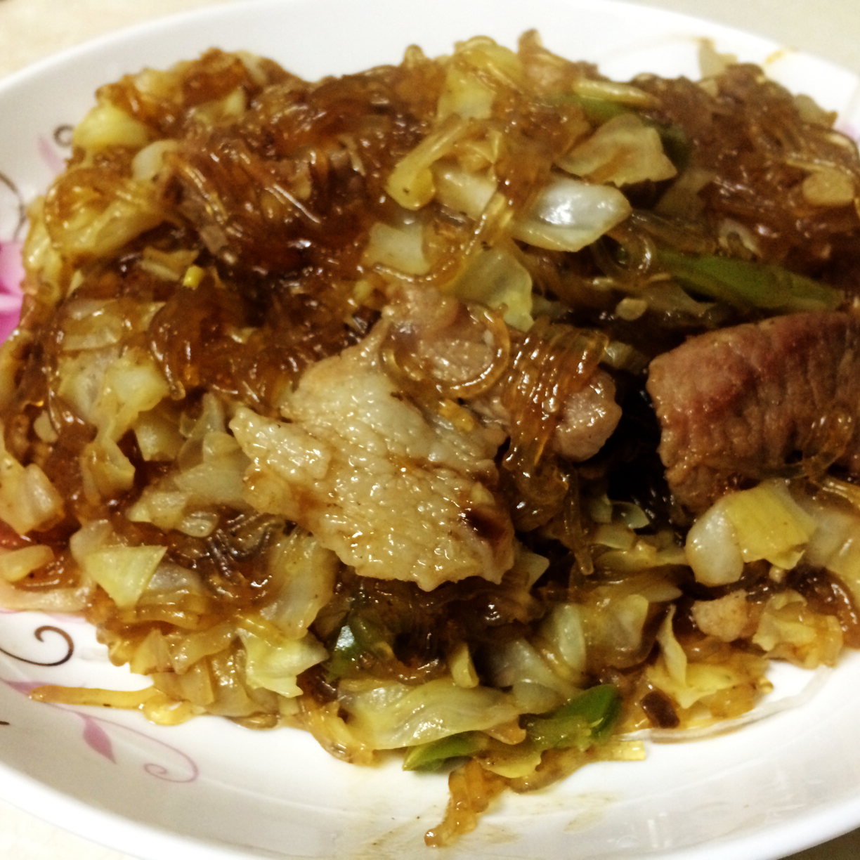 猪肉白菜炖粉条