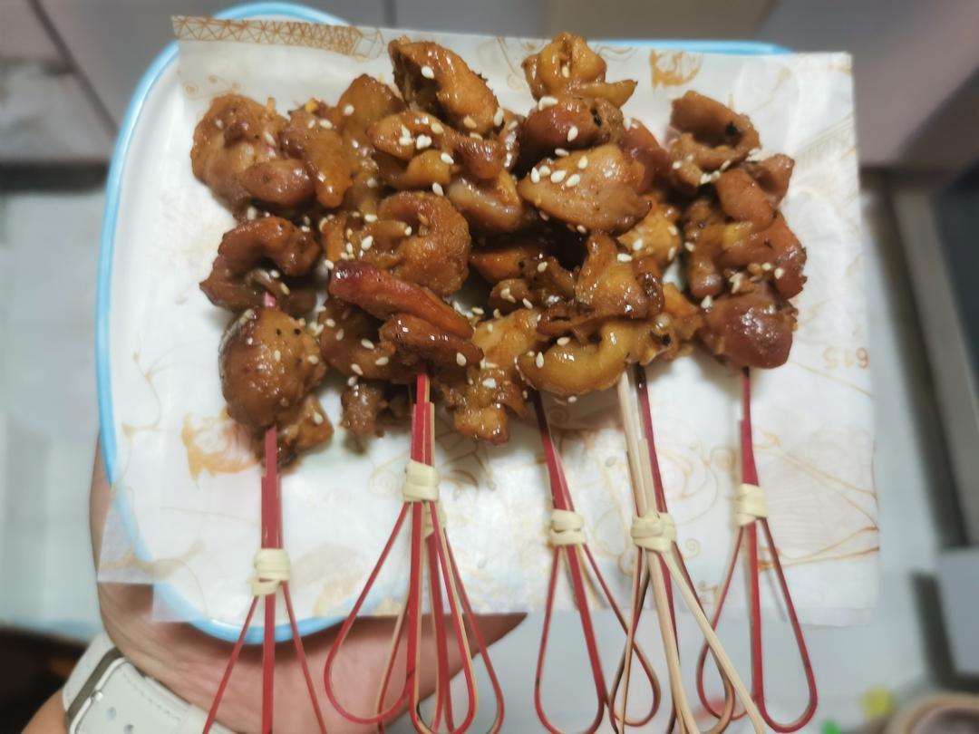 日式烤鸡肉串