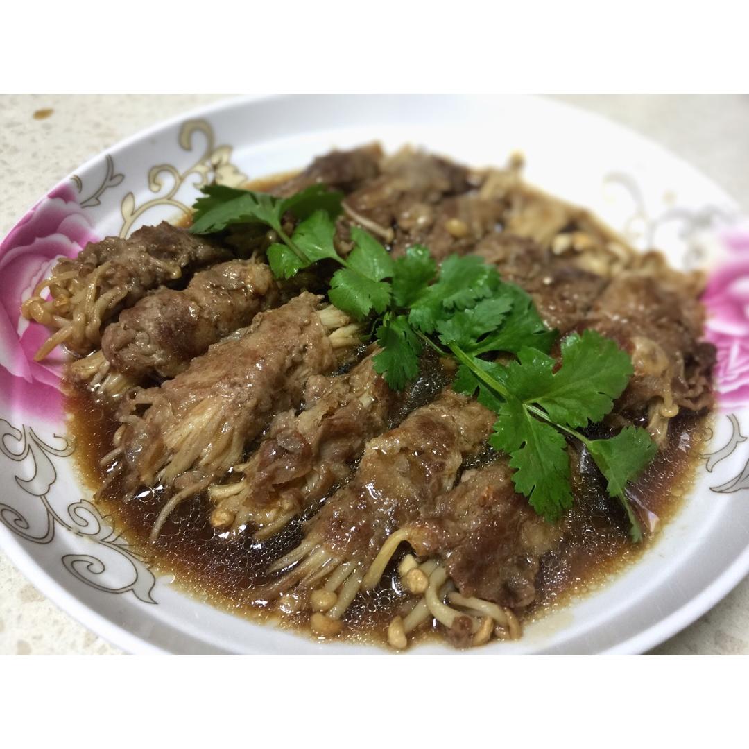 肥牛金针菇卷