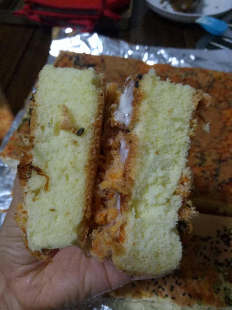 香葱肉松蛋糕