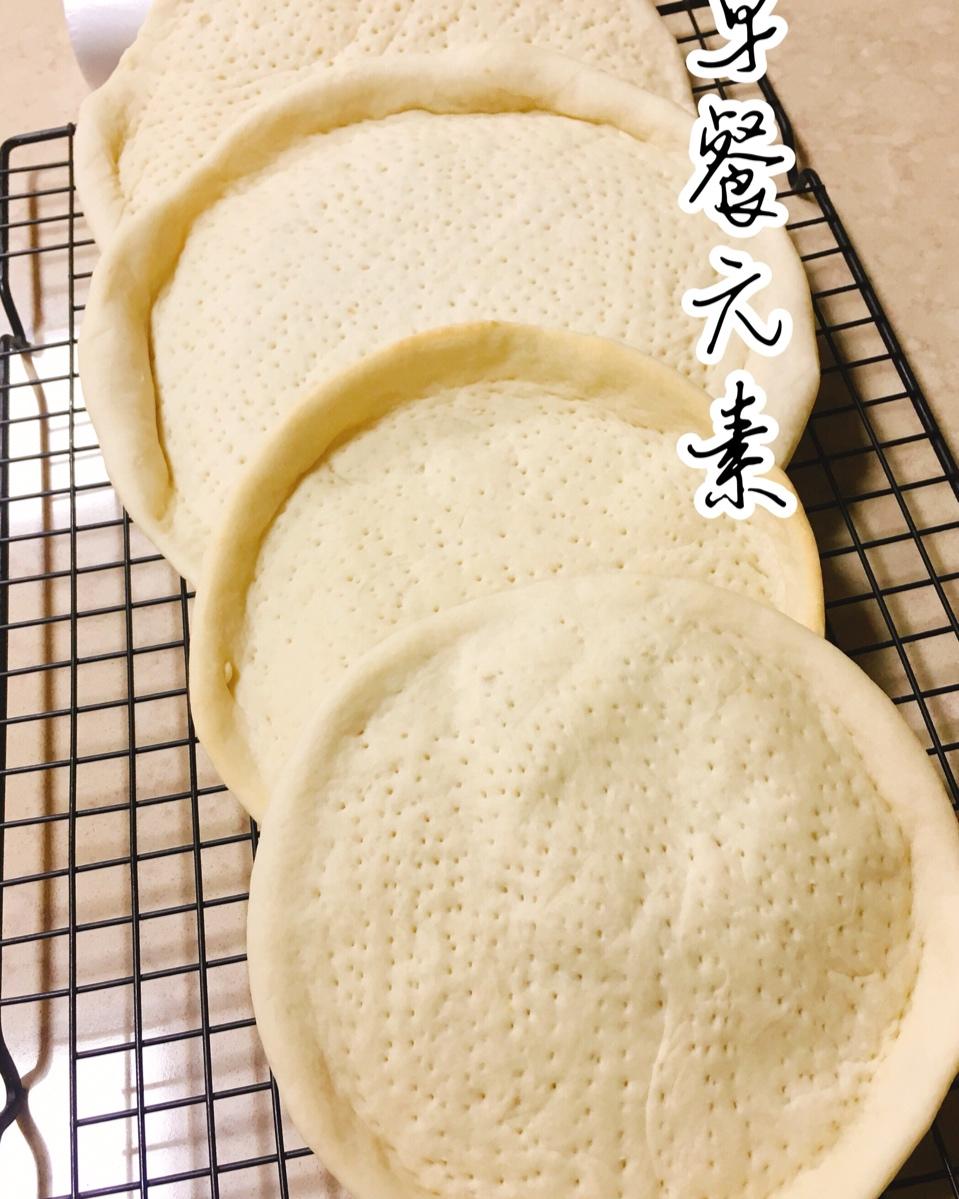 八寸披萨饼皮（四个）制作