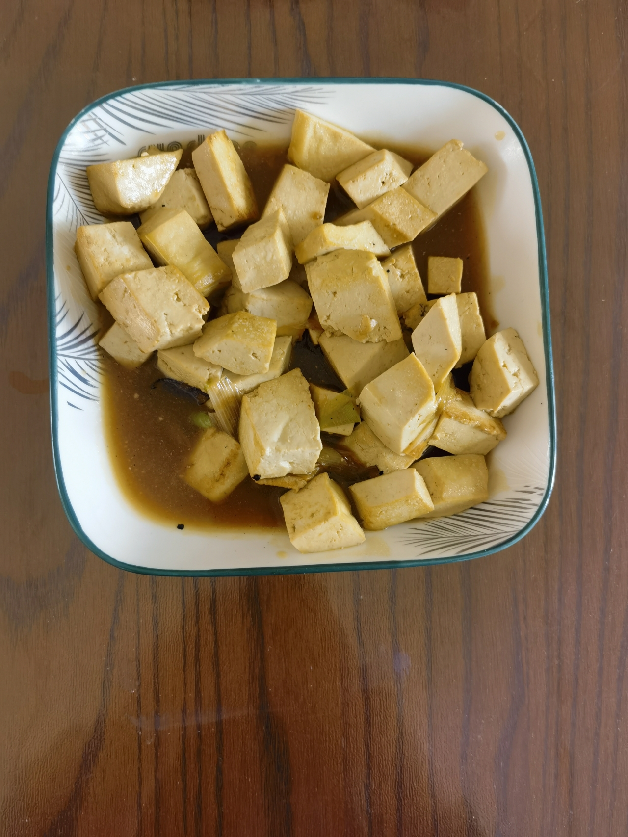 低脂大葱炒豆腐