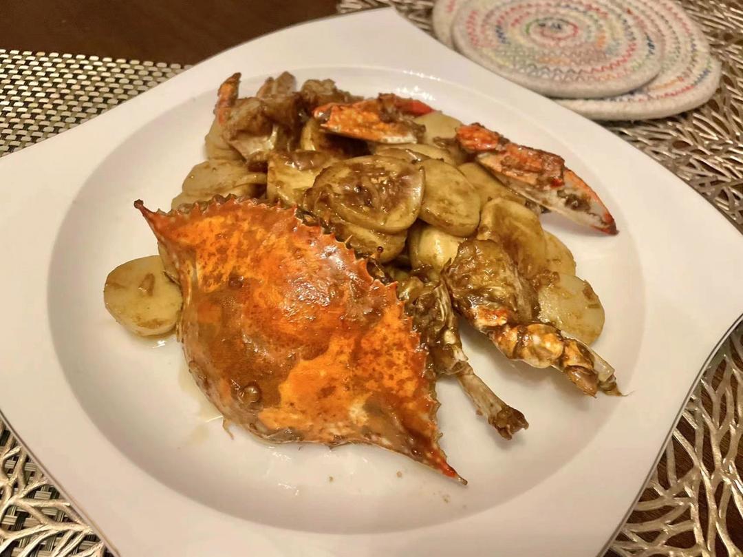 堂妈教你做螃蟹炒年糕