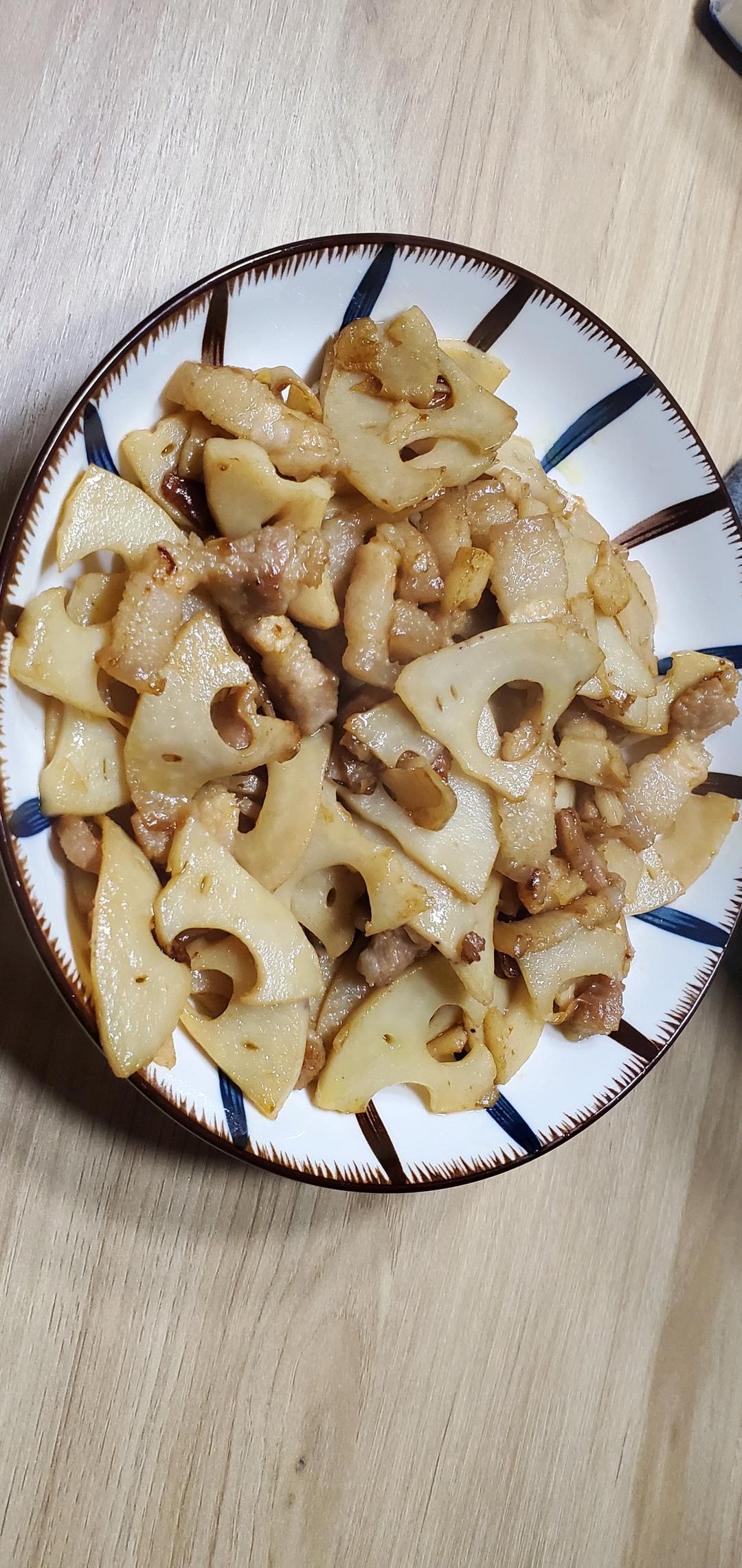藕片炒肉